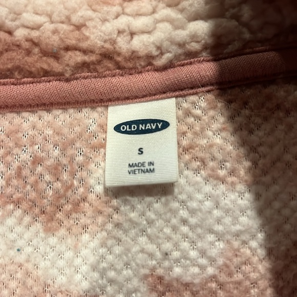 Old Navy Pink Camo Quarter-Zip - Picture 3 of 4